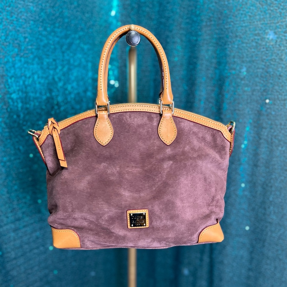 Dooney & Burke Suede Chocolate Satchel